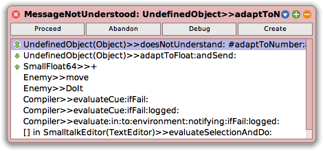 Predebugger for UndefinedObject error